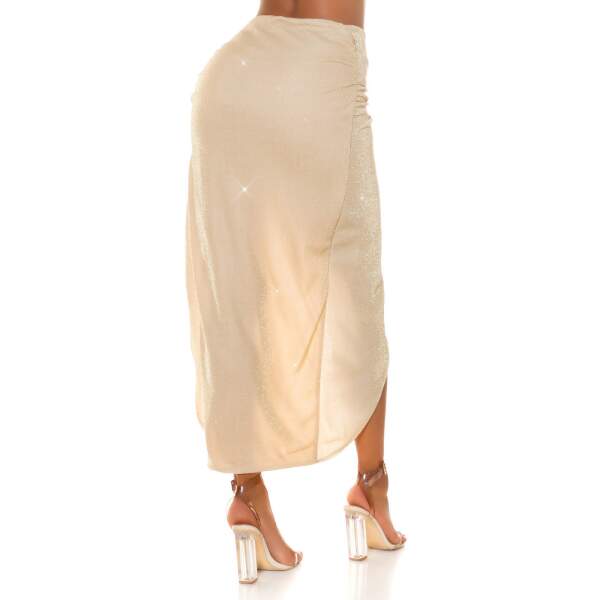Koucla - Rok - Split - Lurex - Goud - Afbeelding 5