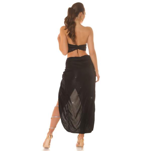 Koucla - Rok - Split - Lurex - Zwart - Afbeelding 7