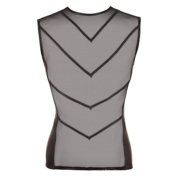 Svenjoyment - Shirt - Mouwloos - Gaas - Wetlook - Zwart - Afbeelding 5