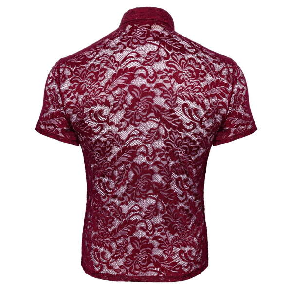 Svenjoyment - Shirt - Kant - Rood - Afbeelding 5