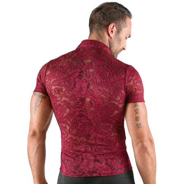 Svenjoyment - Shirt - Kant - Rood - Afbeelding 3