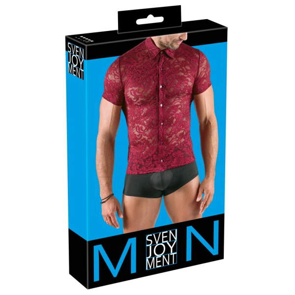Svenjoyment - Shirt - Kant - Rood - Afbeelding 2