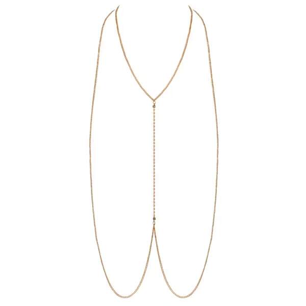 Cottelli Collection - Bodychain - Goud - Strass - Afbeelding 3