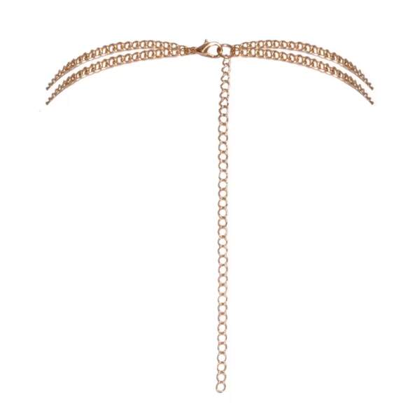 Cottelli Collection - Bodychain - Goud - Strass - Afbeelding 2