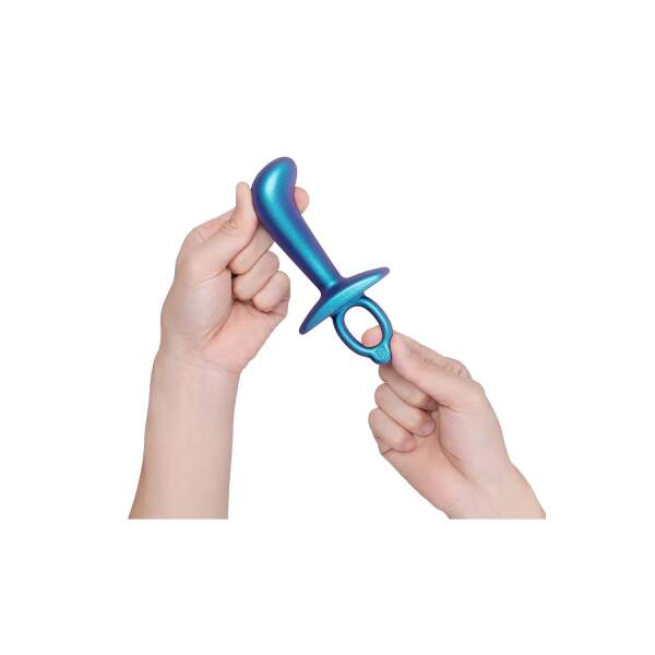 b-Vibe - Prostaat Plug - Thumb - Siliconen - Blauw - Afbeelding 5