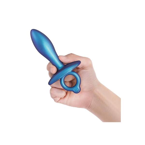 b-Vibe - Plug - Slide - Siliconen - Blauw - Afbeelding 3