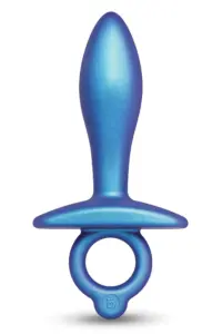 b-Vibe - Plug - Slide - Siliconen - Blauw