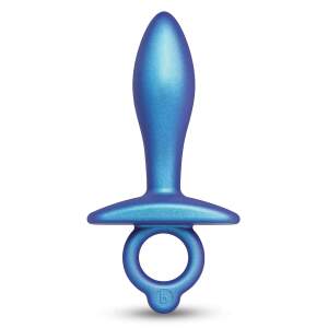 b-Vibe - Plug - Slide - Siliconen - Blauw