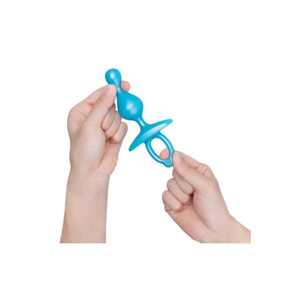 b-Vibe - Anal Beads - Pop - Siliconen - Blauw - Afbeelding 5