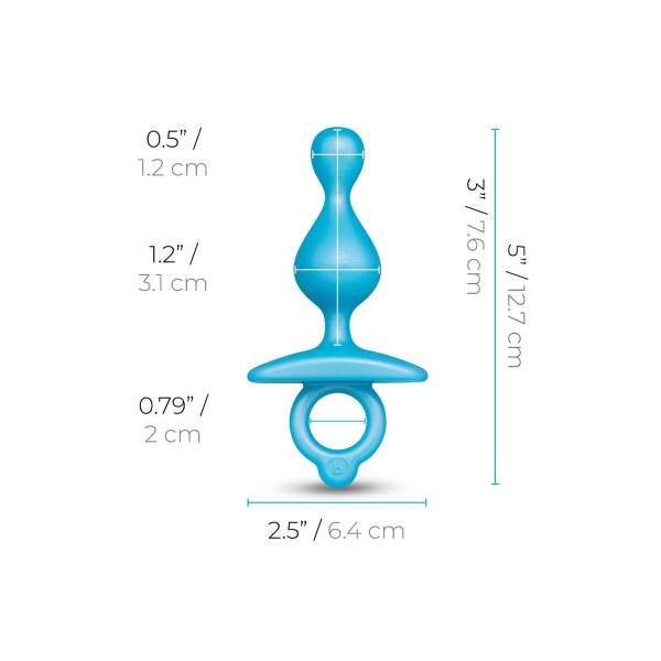 b-Vibe - Anal Beads - Pop - Siliconen - Blauw - Afbeelding 7