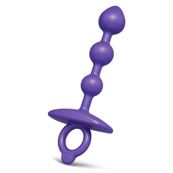 b-Vibe - Anal Beads - Zip - Siliconen - Paars - Afbeelding 4