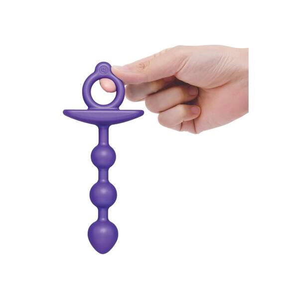b-Vibe - Anal Beads - Zip - Siliconen - Paars - Afbeelding 5