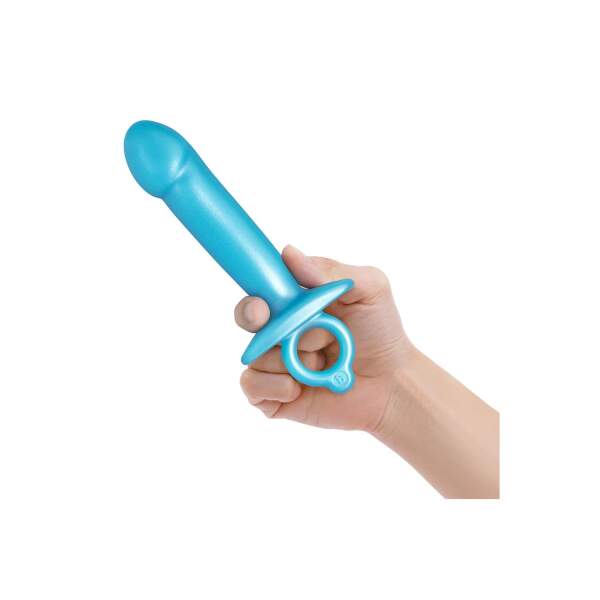 b-Vibe - Butt Plug - Lil Dil - Siliconen - Blauw - Afbeelding 5