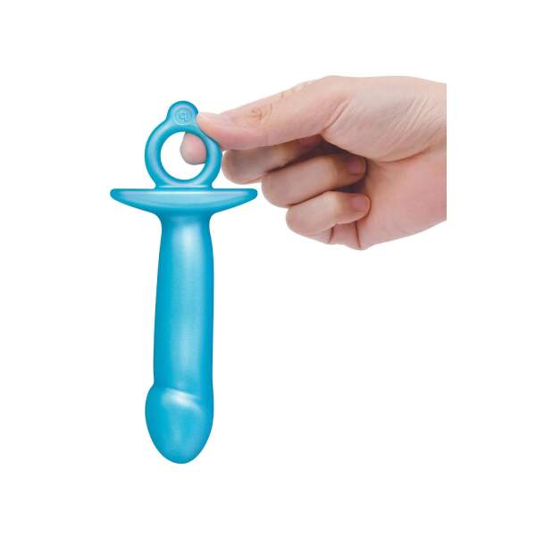 b-Vibe - Butt Plug - Lil Dil - Siliconen - Blauw - Afbeelding 4