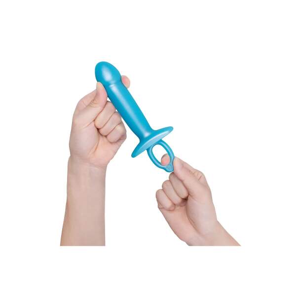 b-Vibe - Butt Plug - Lil Dil - Siliconen - Blauw - Afbeelding 3