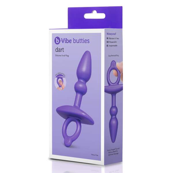 b-Vibe - Butt Plug - Dart - Siliconen - Paars - Afbeelding 9