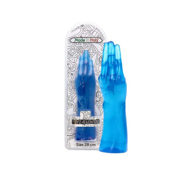 Toyz4lovers - Fist Dildo - Transparant - PVC - Blauw - Afbeelding 3