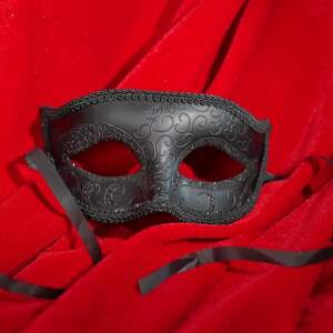 Cape Specialist - Masker - met Glitter - Zwart
