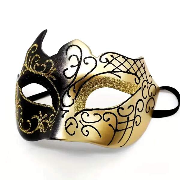 Cape Specialist - Venetiaans Masker - Goud - Zwart - Afbeelding 2